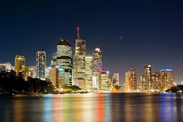 Brisbane city from Kangaroo Point