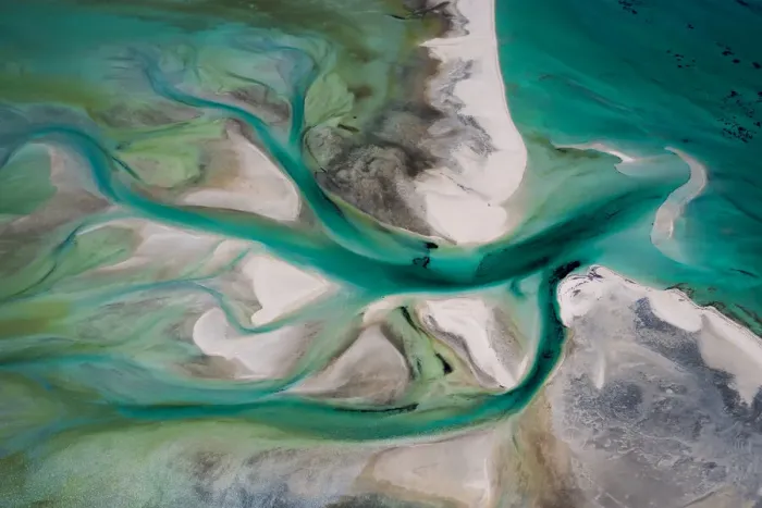 Framed Print : Flying over Shark Bay Print Framed Print : Flying over Shark Bay Print