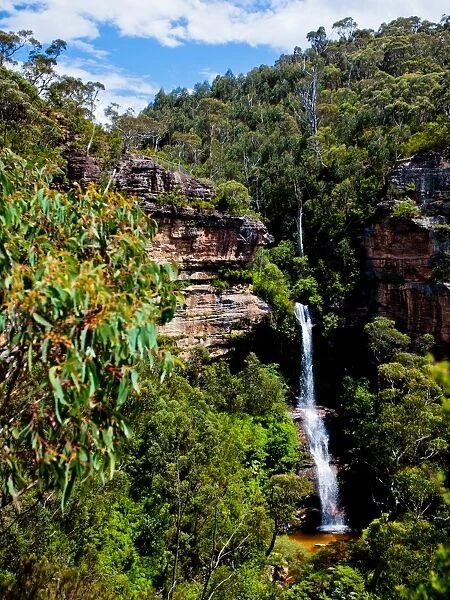 Minnihaha falls. Minnihaha Falls near Katoomba in Blue Mountains National Park