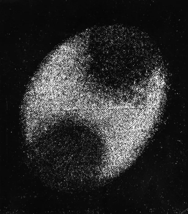 Framed Print : Print of the Dumbbell Nebula circa 1867 Framed Print : Print of the Dumbbell Nebula circa 1867