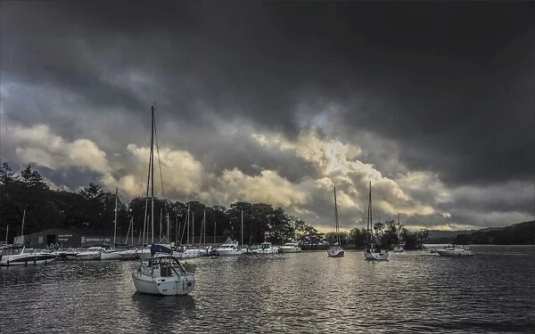 Stormy weather on Lake Windemere
