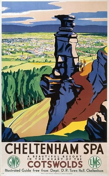 Cheltenham Spa, GWR / LMS poster, 1923-1947