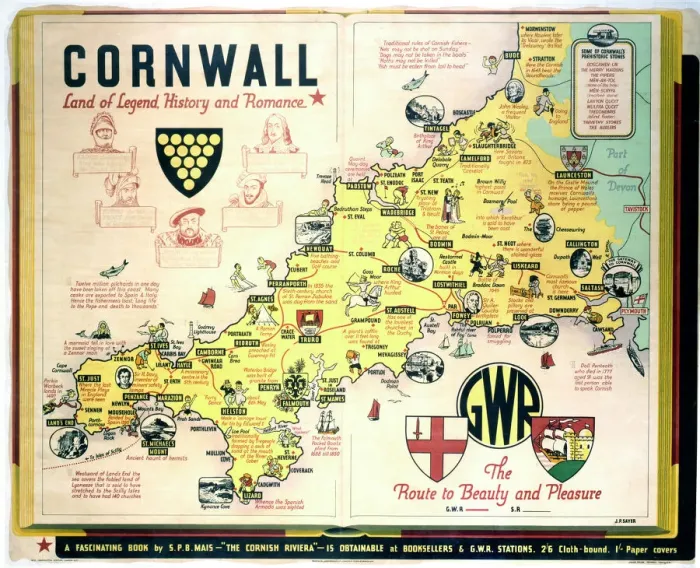Framed Print : GWR Cornwall Print, 1984-8164 Poster Framed Print : GWR Cornwall Print, 1984-8164 Poster