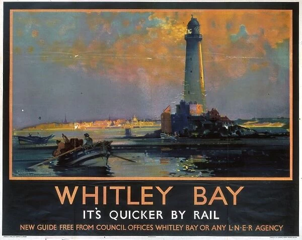 Whitley Bay, LNER poster, 1933