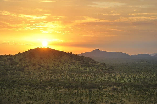beauty in nature, boma national park, boma-jonglei state, cloud, day, hill, horizontal