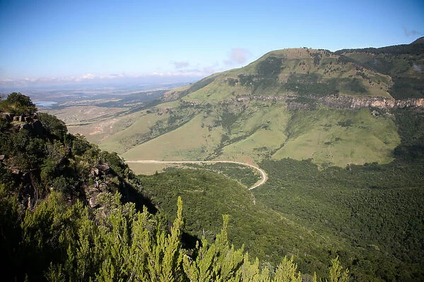 beauty in nature, day, eastern cape province, famous place, high angle view, hill
