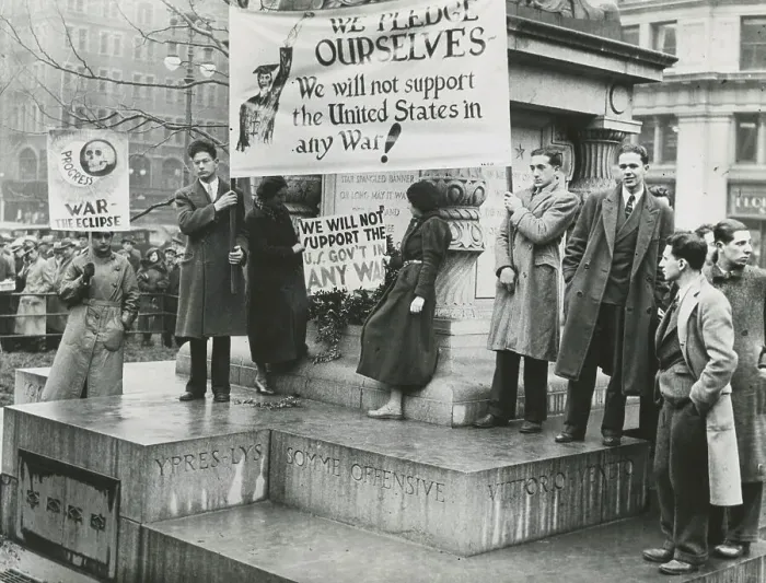 Framed Print : Anti-War Protest Print