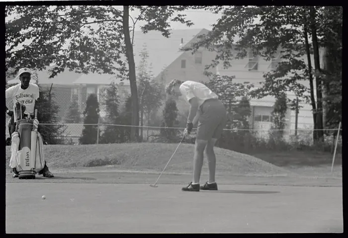 Framed Print : Mickey Wright Sinking Putt Print Framed Print : Mickey Wright Sinking Putt Print