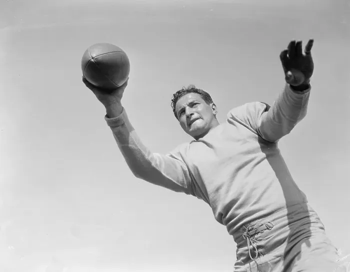 Framed Print : Sid Luckman Quarterback Print Framed Print : Sid Luckman Quarterback Print