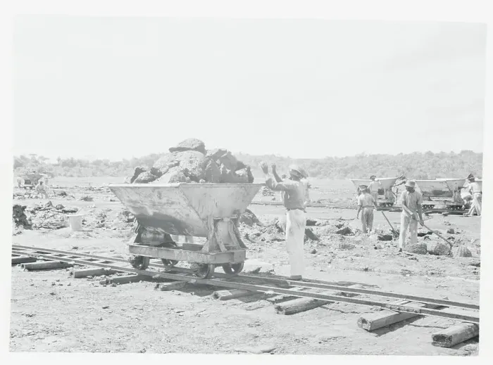 Framed Print : Workers Loading Wagon with Rocks Print Framed Print : Workers Loading Wagon with Rocks Print