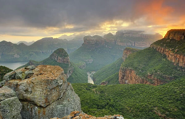 Blyde River Canyon at sunrise, Mpumulanga Province, South Africa