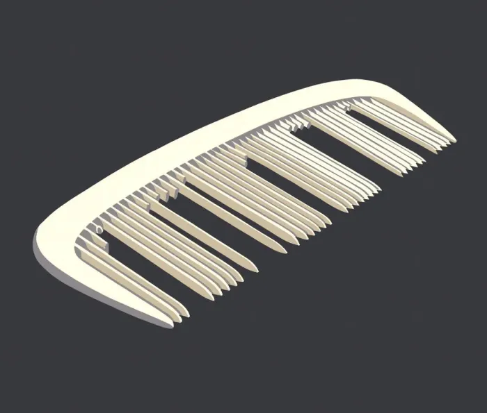 Framed Print : Fine Art Print: Comb with Missing Teeth Framed Print : Fine Art Print: Comb with Missing Teeth