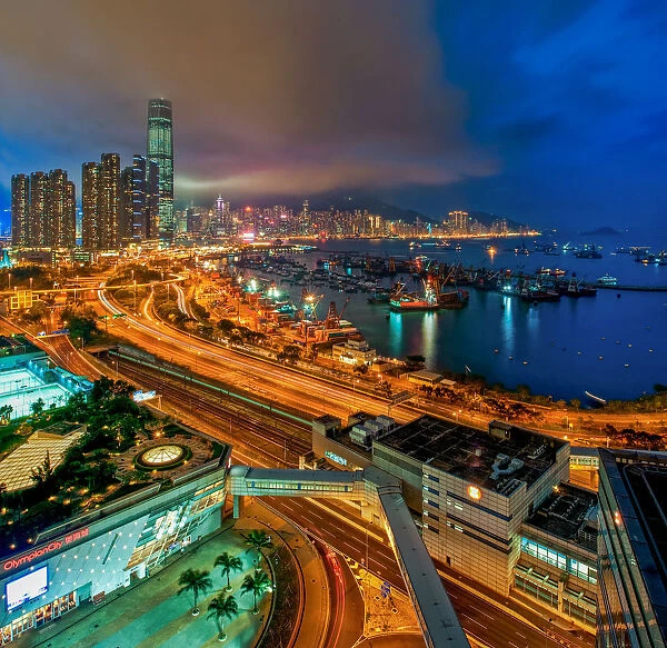 City road to West Kowloon district