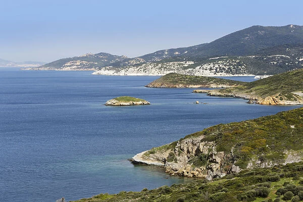 Coastline between Foca and Yenifoca, Foca, Izmir Province, Aegean Region, Turkey