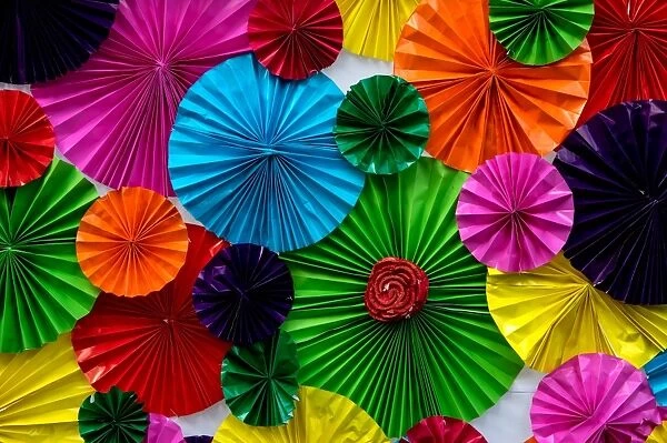 Colorful paper wall #1