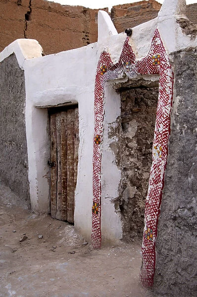 Doors in the old town of Ghadames, UNESCO world heritage, Libya