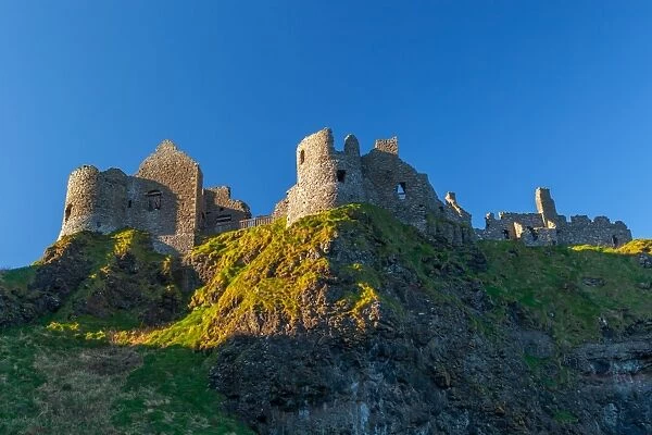 Dunluce Castle, a now-ruined medieval castle in Northern Ireland