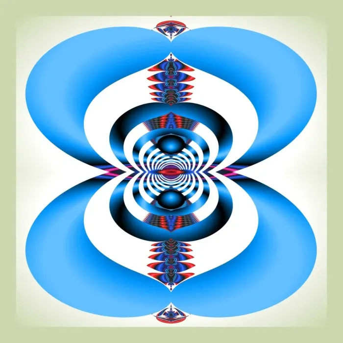 Framed Print : Fractal Print - Abstract Geometric Artwork Framed Print : Fractal Print - Abstract Geometric Artwork