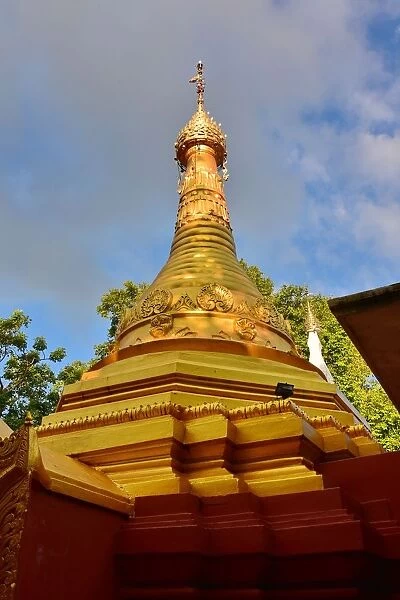 gold stupa