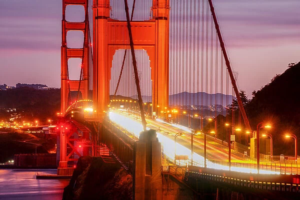 Golden Gate Bridge details - San Francisco