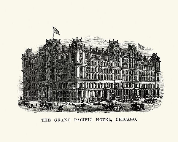 The Grand Pacific Hotel, Chicago, 19th Century