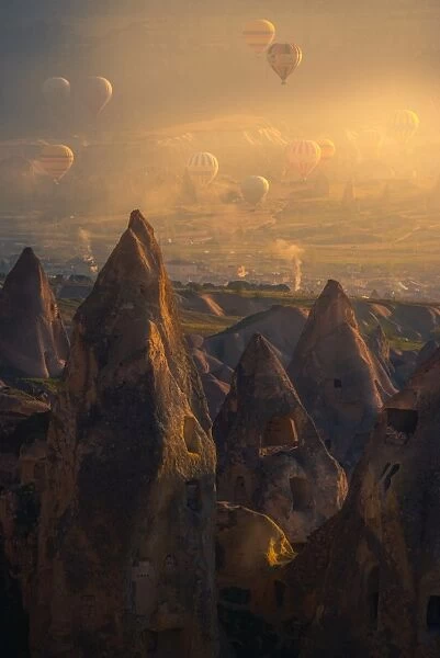 Hot air balloon at Cappadocia