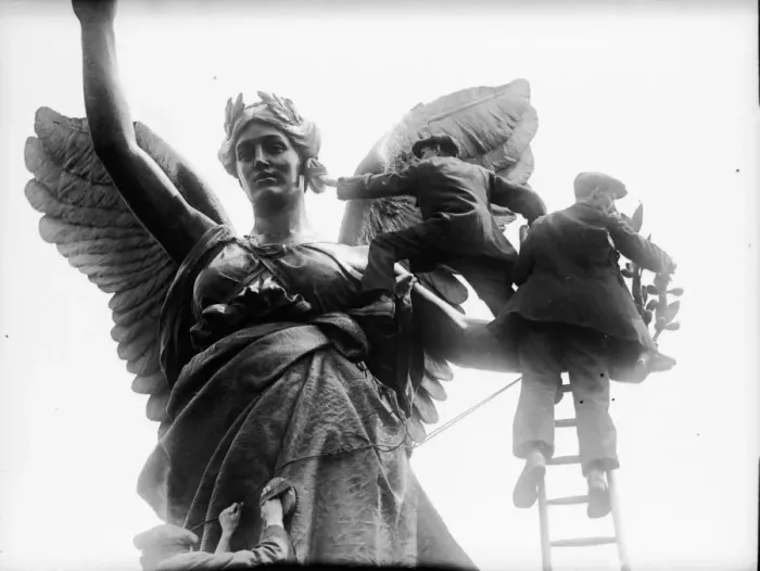 Framed Print : Cleaning Boadicea Print, 1929