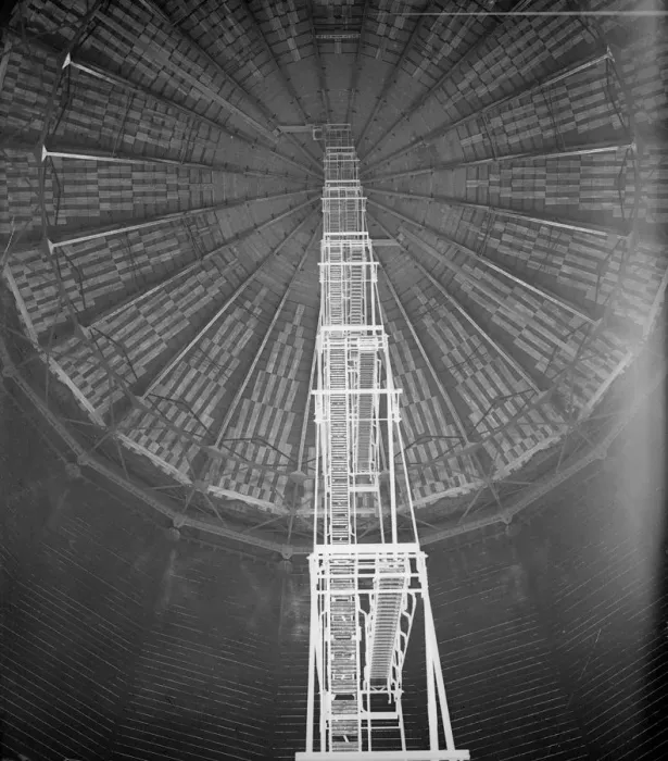 Framed Print : Inside A Gasometer Print Framed Print : Inside A Gasometer Print