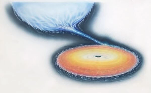 Illustration of black hole