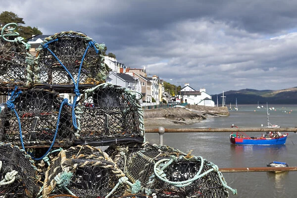 Lobster and shrimping pots taken at Aberdovey