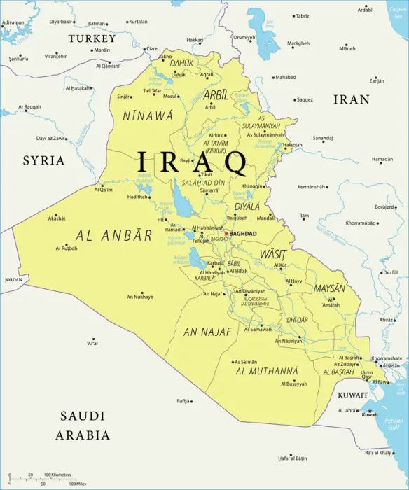 Framed Print : Iraq Reference Map Print - Fine Art Storehouse Framed Print : Iraq Reference Map Print - Fine Art Storehouse