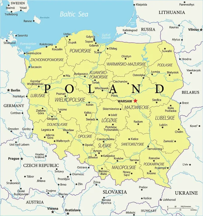 Framed Print : Poland Reference Map Print 956156466 Framed Print : Poland Reference Map Print 956156466