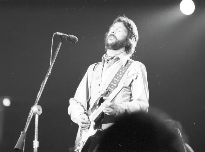 Framed Print : Eric Clapton 1975 Print Framed Print : Eric Clapton 1975 Print