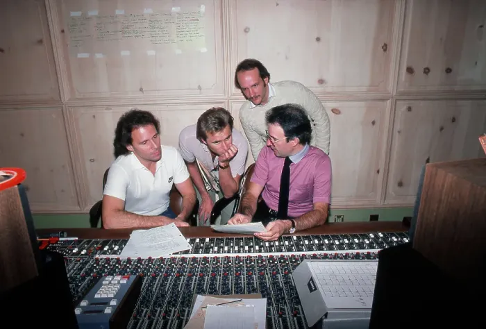 Framed Print : Giorgio Moroder and Team in Studio Print Framed Print : Giorgio Moroder and Team in Studio Print