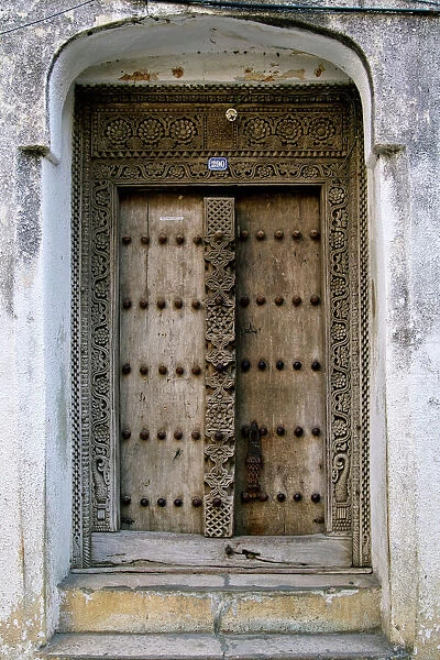 Old Arab-Style Door, Zanzibar, Tanzania