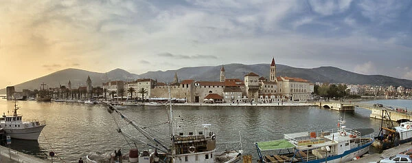 Panoramic view of Historic City of Trogir, Croatia