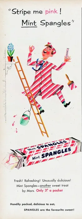 Framed Print : Mint Spangles 1954 Print Framed Print : Mint Spangles 1954 Print