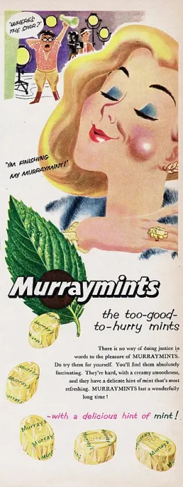 Framed Print : 1955 Murraymints Print Framed Print : 1955 Murraymints Print