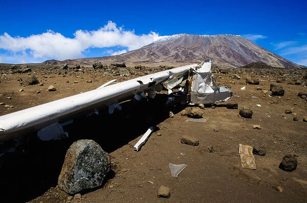 Plane Wreckage in the Middle of The Saddle