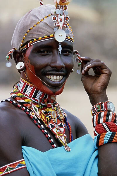 Samburu tribesman, portrait