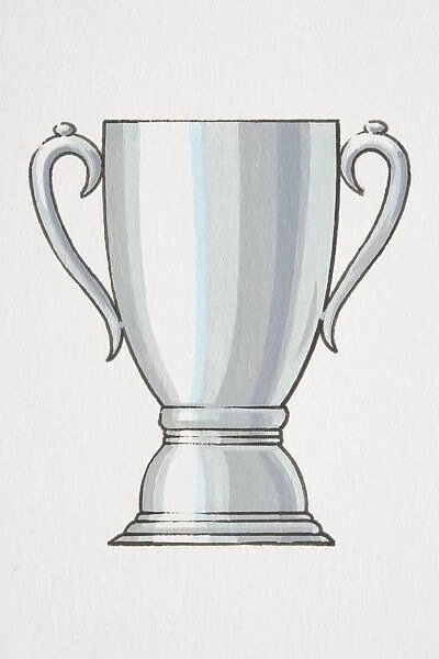 Silver trophy cup