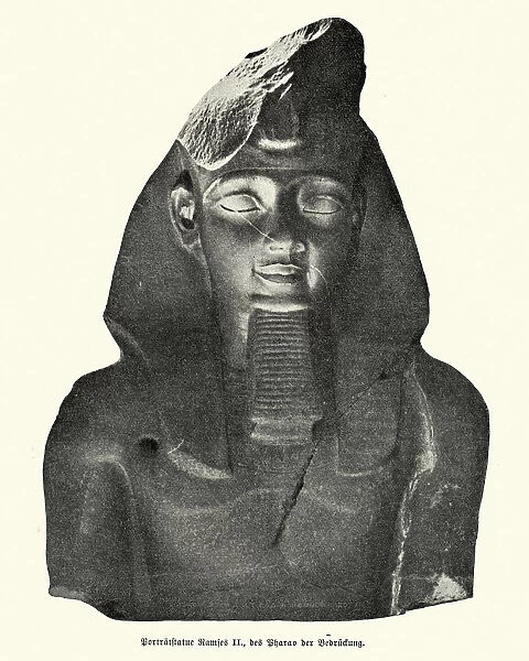 Statue of Ramesses II third pharaoh of the 19th Dynasty of Egypt