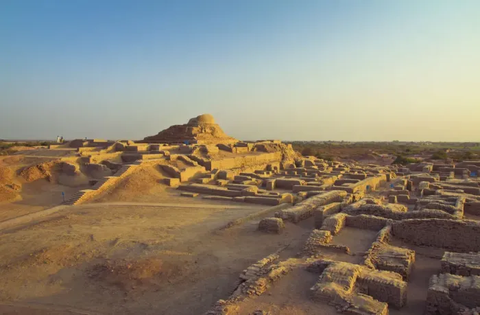 Framed Print : Sunset at Mohenjo-daro Print