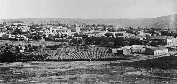 Sidon. A view of the city of Sidon, Lebanon, circa 1930
