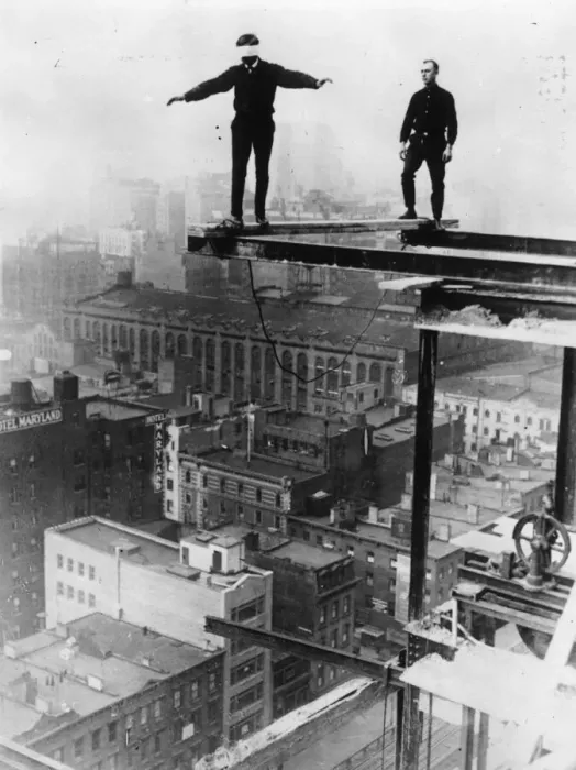 Framed Print : 20th November 1925 Construction Worker Print Framed Print : 20th November 1925 Construction Worker Print
