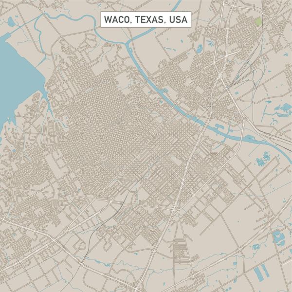 Waco Texas Map
