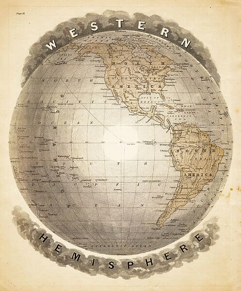 World western hemispheres 1883