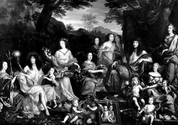 Allegory of the royal family by Jean Nocret