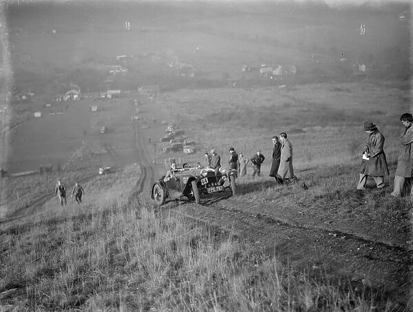 Kentish Border Car Club trial ( A G J Bochaton ). Hill climb. 28 November 1935