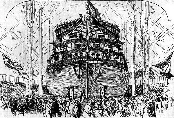 Launch of the Royal Albert, 1854
